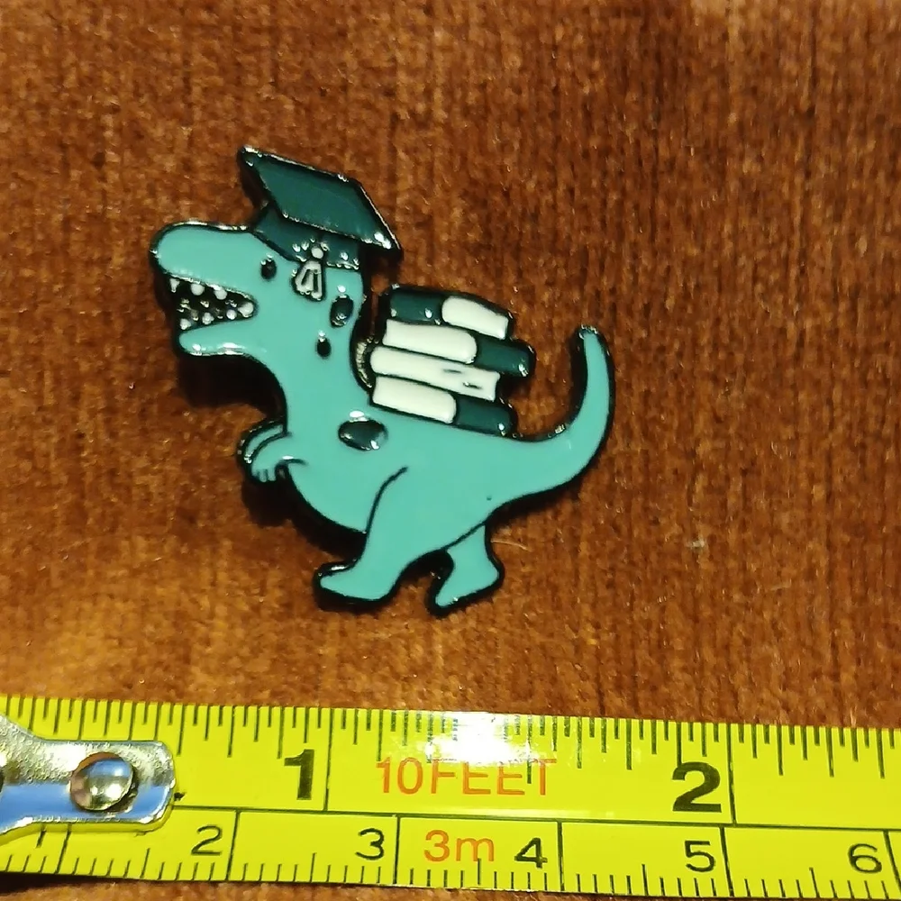 NEW T-Rex Graduate Enamel Pin